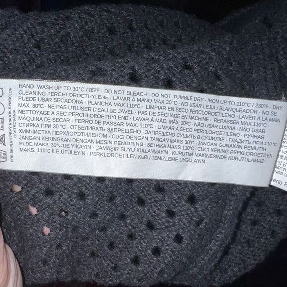 MNG Open Knit Mesh Fringe Embellished Sweater - Picture 9 of 10